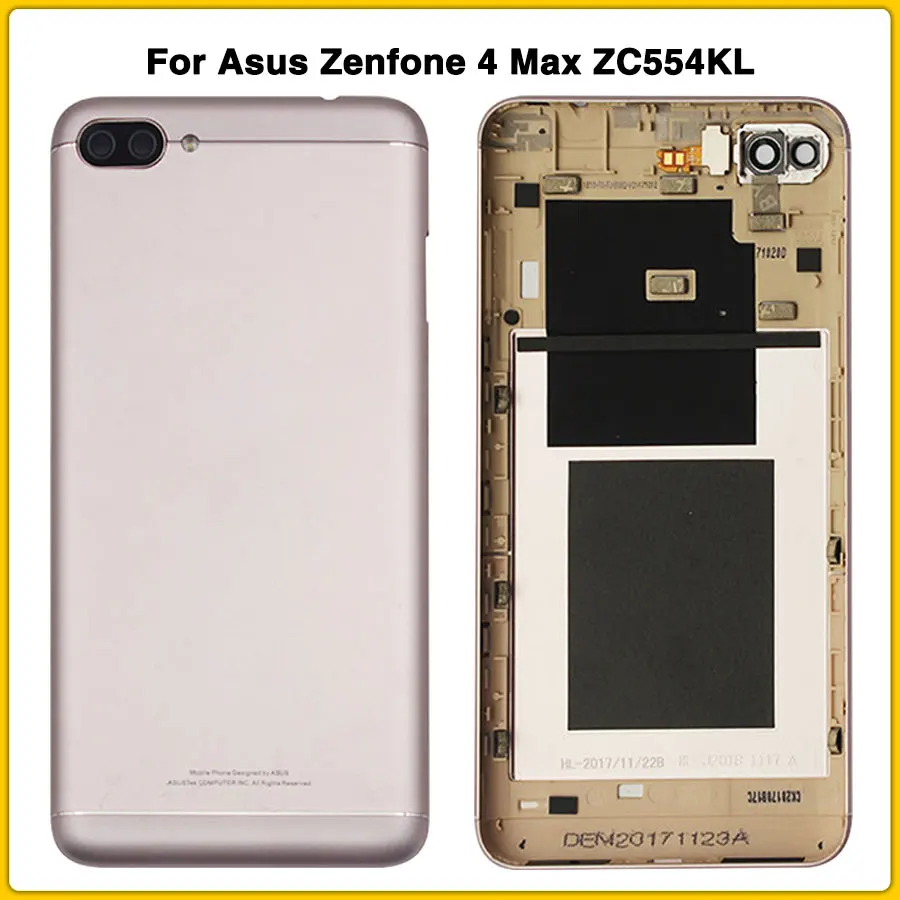 ZC554KL чехол для батареи для Asus Zenfone 4 Max ZC554KL чехол для задней крышки корпуса батареи задняя крышка корпуса
