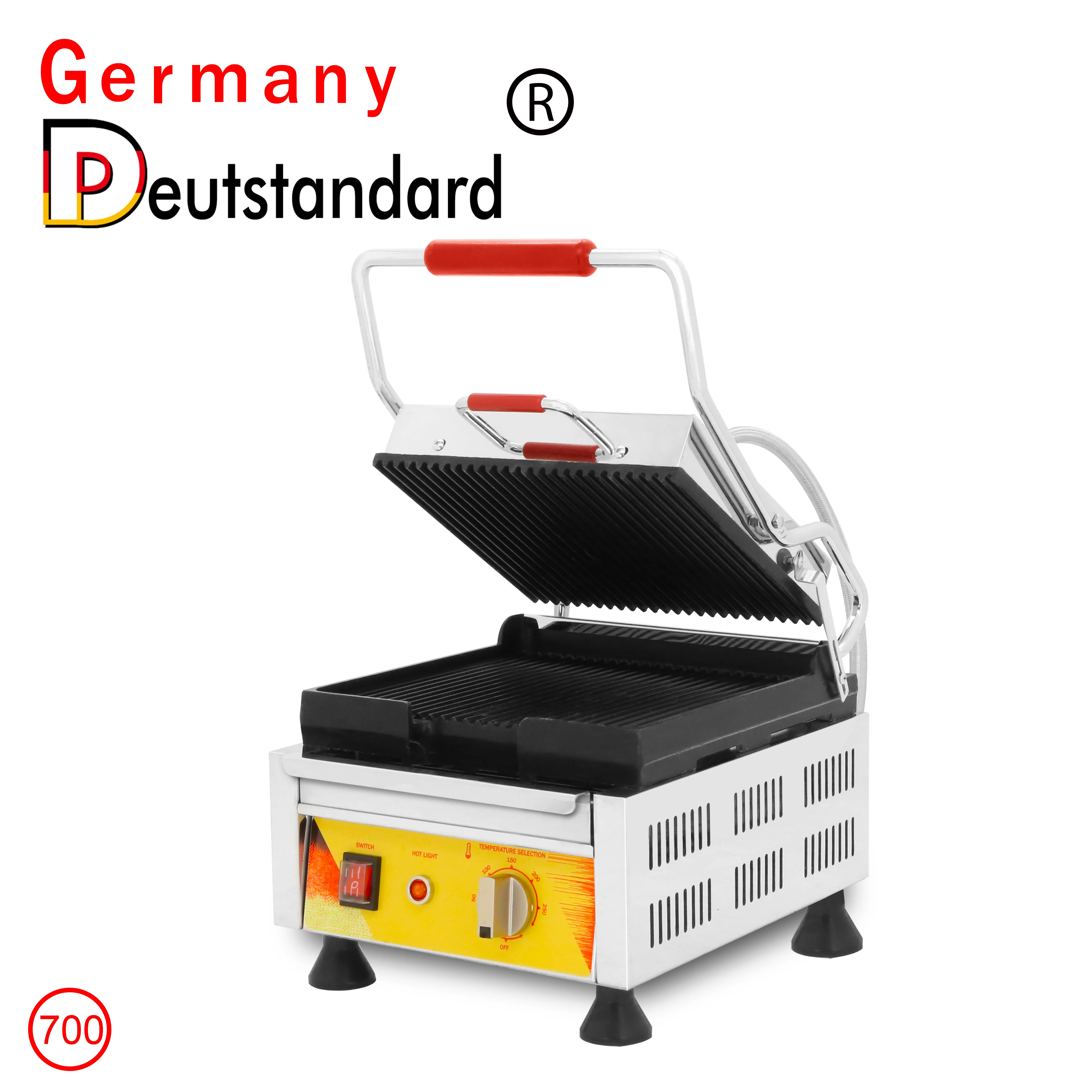 Description Picture 5 of itemNew Style Electric Panini Maker Grill Press Plate Breakfast Waffle Bread Sandwich Baking Machine Toaster Barbecue Oven With C