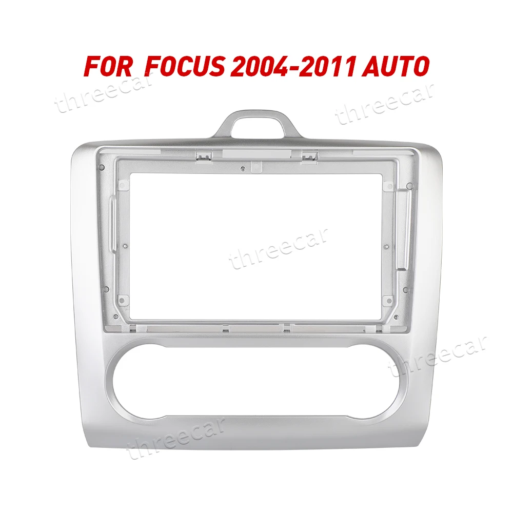 2Din рамка приборной панели автомобиля подходит для Ford Focus 2 авто 2004-2011 Автомобильный DVD GPSPanel Dash комплект монтажная рамка отделка рамка Fascias - Цвет: Ford Focus 2 04-11
