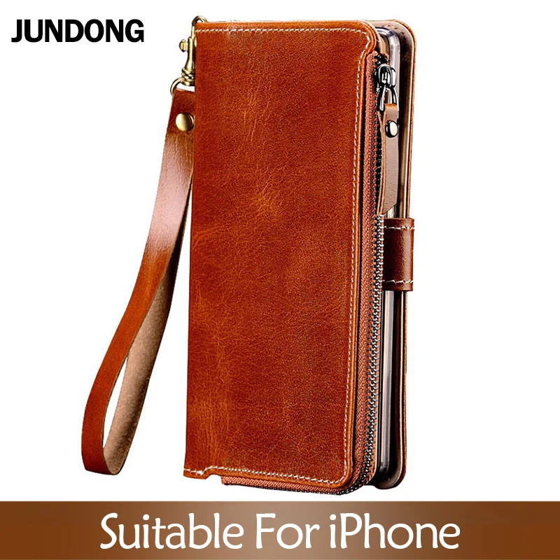 

Flip Phone Cases For iPhone 6 7 8 Plus X Xs Max Case Multifunction Wallet Phone Bag Cover For iPhone 6 6S plus 6p 7p 8p Purse