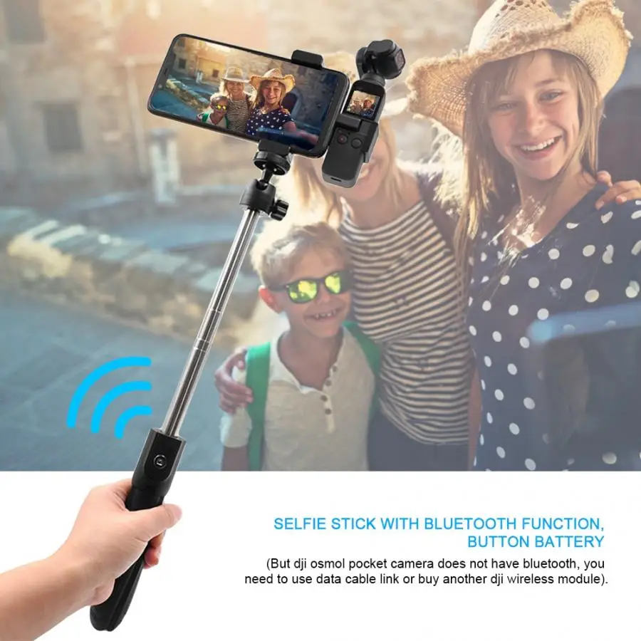 STARTRC для DJI OSMO Карманный Расширенный кронштейн крепление штатив селфи палка с держателем телефона для iPhone samsung Xiaomi смартфон