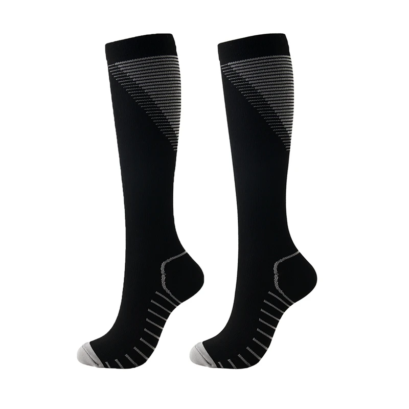 Уличные Спортивные Компрессионные носки для мужчин и женщин, Длинные дышащие Спортивные Компрессионные носки для марафона, длинные носки