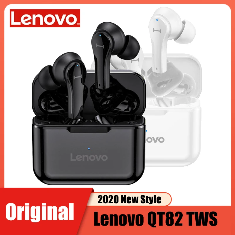 

Lenovo QT82 TWS Wireless Bluetooth Earphone V5.0 Touch Control EarBuds Stereo HD Talking IPX5 Waterproof for Sport