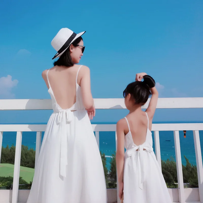 mom and daughter beach dresses