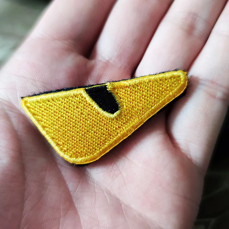 embroidered patch Little freak Demon Eye patch funny Hook Loop motorcycles tactical patches army airsoft outdoor custom clothing patches embroidered patches custom name patches tactical patches