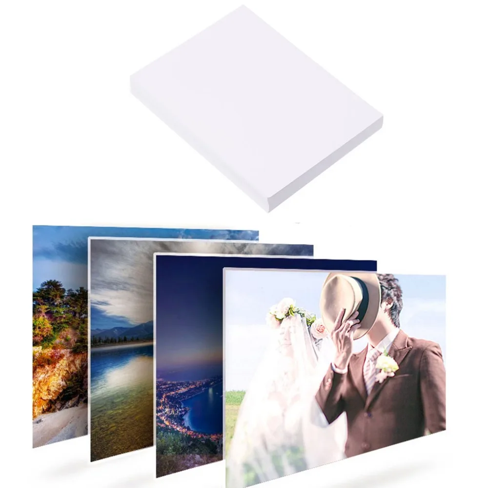 

Free shipping 100 Sheet Glossy 7" 5R Photo Paper For Inkjet Printers Photographic Graphics Output