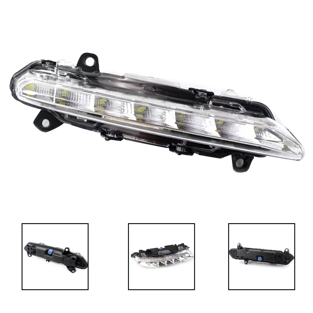 1pc right Автомобильный светодиодный DRL Дневной ходовой светильник, противотуманный автомобильный Дневной светильник, автомобильный противотуманный светильник для Mercedes BENZ S-Class W221 S350 S500 2009-2013 - Цвет: 1pc right
