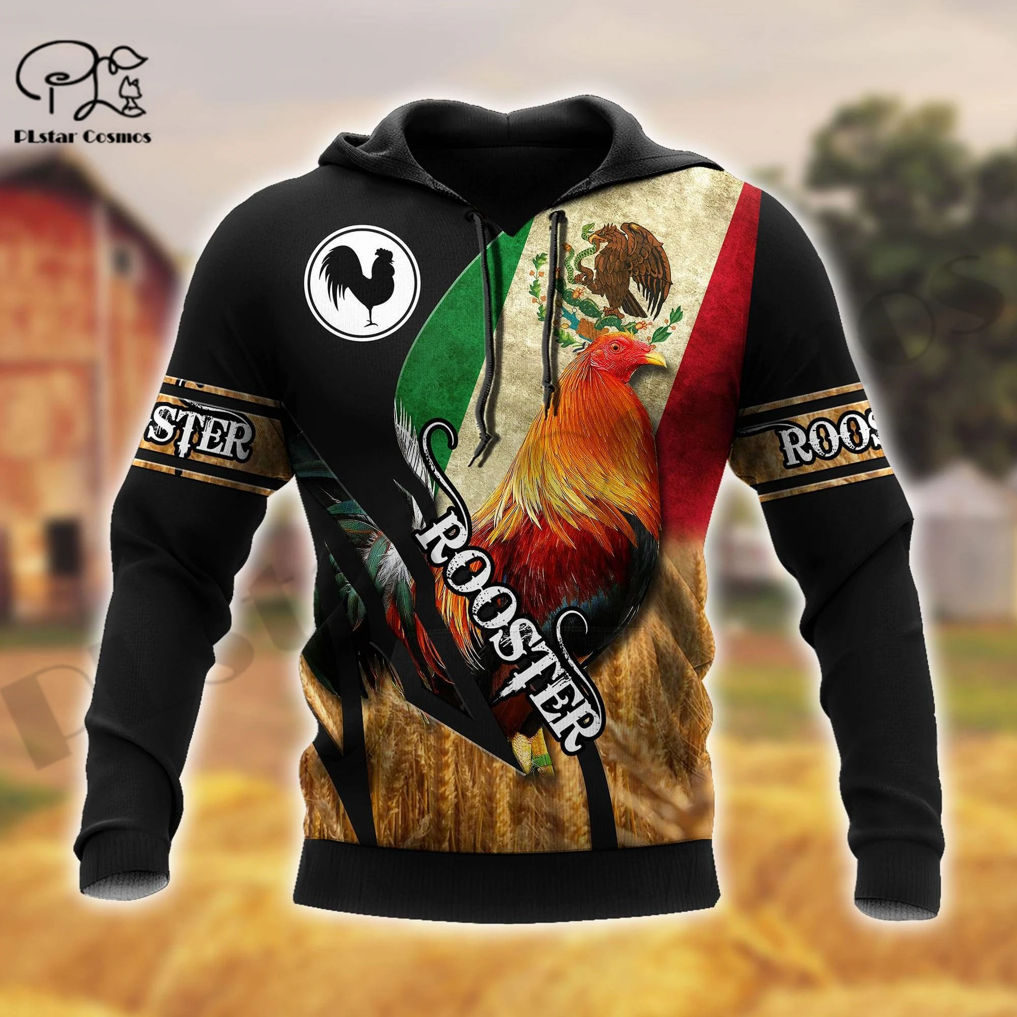 

PLstar Cosmos 3Dprinted Newest Rooster Animal Art Mexico Harajuku Streetwear Pullover Unique Unisex Hoodies/Sweatshirt/Zip A-1