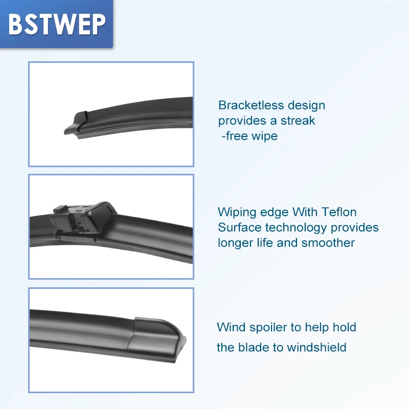 Щетки стеклоочистителя BSTWEP для BMW 7 серии E65 E66 E67 E68 F01 F02 F03 F04 G11 G12 730i 735i 740i 745i 750i 760i 730d