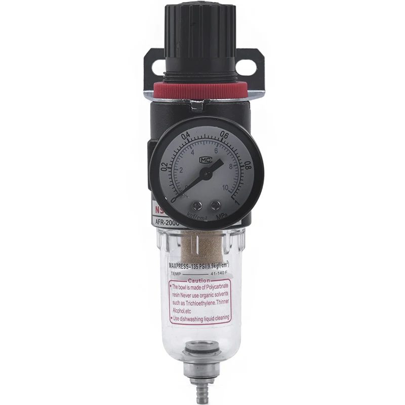 

AFR-2000 Pneumatic Filter Regulator Air Treatment Unit Pressure Switches Gauge AFR2000