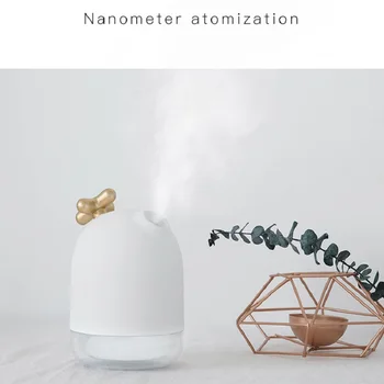 

220ml Air Humidifier Creative X Switch Timer Ultrasonic USB Aroma Essential Oil Diffuser Mist Maker Car Fogger With LED Light