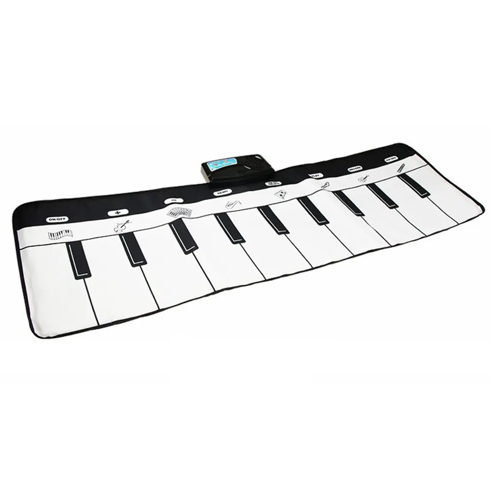 

Early Childhood Games Blanket Black And White Piano Mat Multifunctional Piano Music Blanket Play Demo A Key A Note 1 Pcs