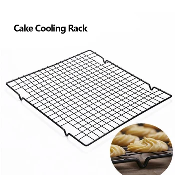 

1Pcs Grid Baking Tray Stainless Steel Nonstick Cooling Rack Cooling For Biscuit Cookie Pie Bread Cake Baking Rackpcs