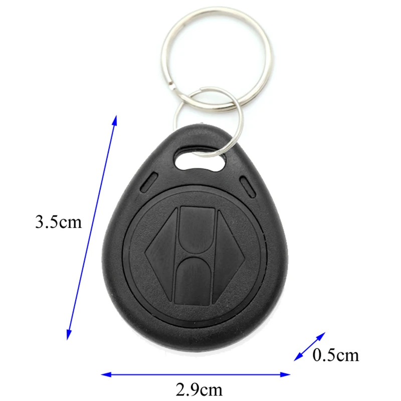 50Pcs T5577 Blank Key Tag RFID Chip Ring Cards Tags Keytag 125 Khz Copy Rewritable Writable Duplicate