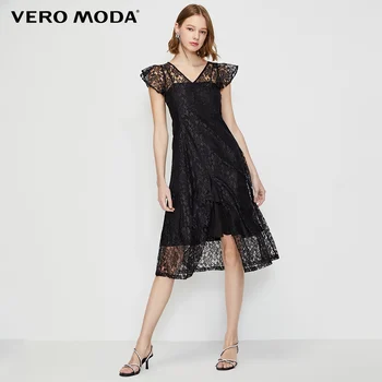 

Vero Moda Women's Mid-Length Ruffled Slits Two-Piece Party Dress | 31937B507