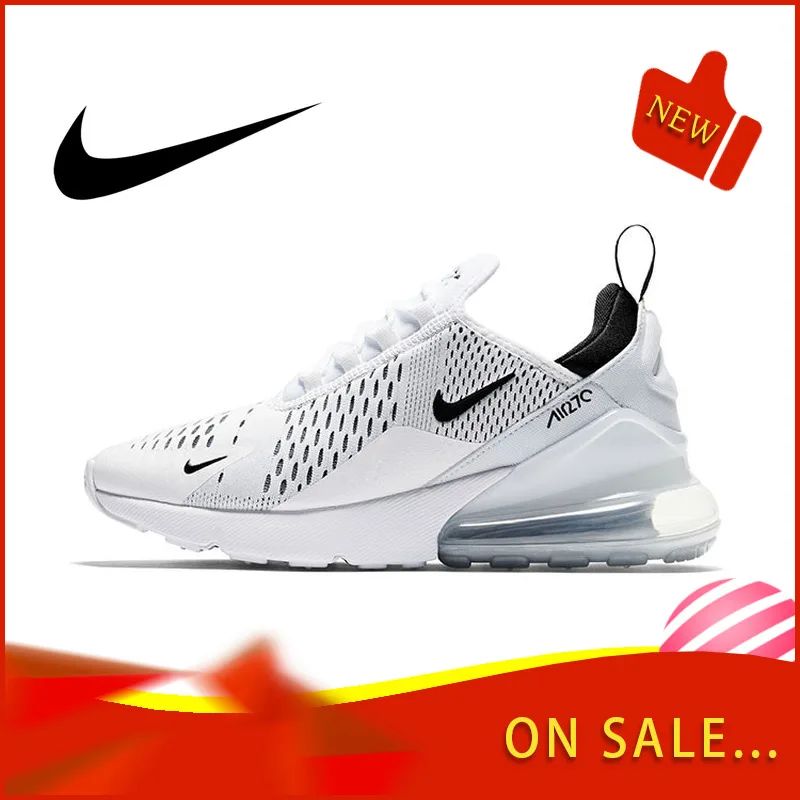 Продажа Оригинальные оригинальные женские кроссовки для бега Nike Air Max 270, классические модные спортивные кроссовки, удобные дышащие AH6789 100