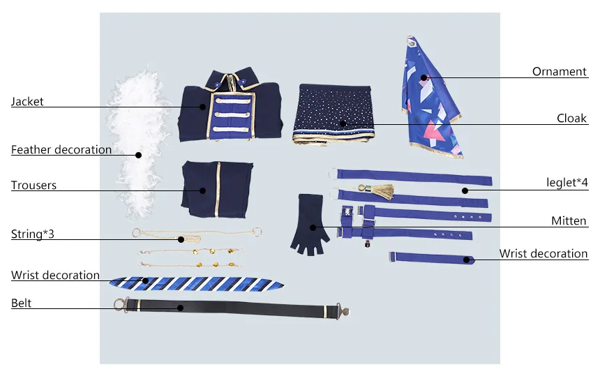 IDOLiSH7 Izumi Lori REUNION Cosplay Costume Anime Suit full set COSPLAYONSEN Custom Made
