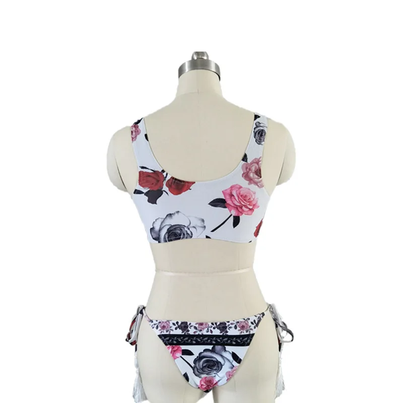 Bikini2019 Bikini Tassels Fission Swimming Suit Sexy Swimwear Two Piece