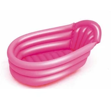 Todder детская складная надувная ванна бассейн портативная дорожная Детская ванна с надувным дном