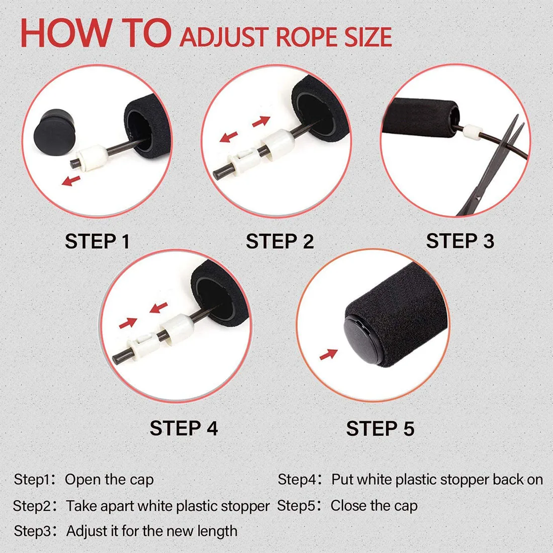 Adjustable Length Steel Wire Jump Rope Boxing Speed Skipping Workout Fitness Equipment Kids Adults, jump rope