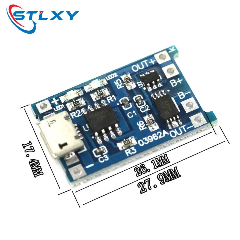 MT3608 DC-DC 조정 가능한 부스트 모듈 2A 부스트 플레이트 스텝 업 모듈, 마이크로 USB 2V-24V 5V 9V 12V 28V