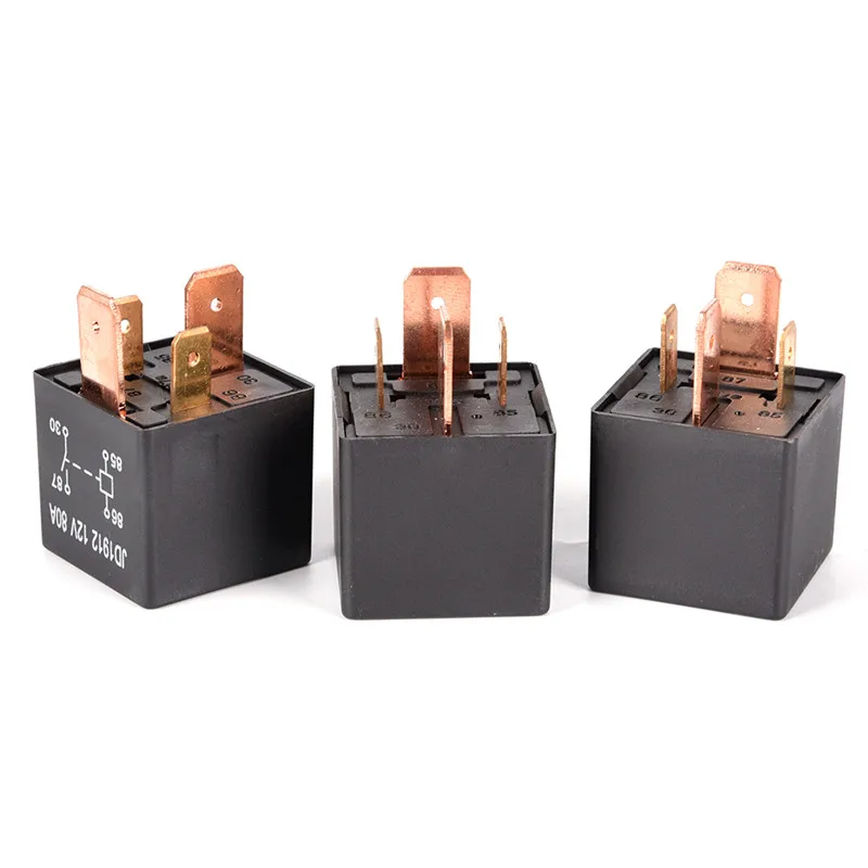 4Pin DC 24V 12V 80A JD1912 автомобильное реле водонепроницаемое сверхмощное реле|Кабели