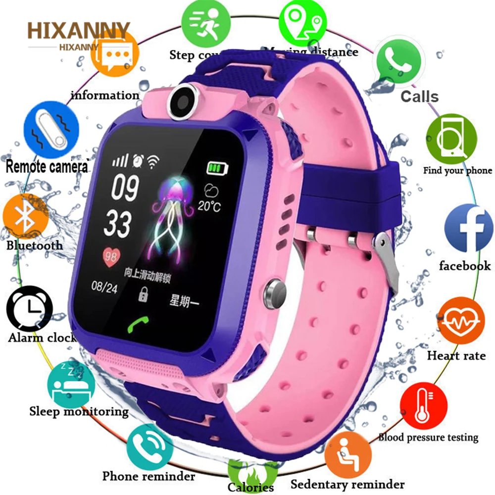 2019 New Smart watch LBS Kid SmartWatches Baby Watch for Children SOS Call Location Finder Locator Tracker Anti Lost Monitor+Box |