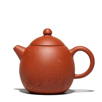 

Purple sand tea pot undressed ore mud yixing teapot kung fu kettle