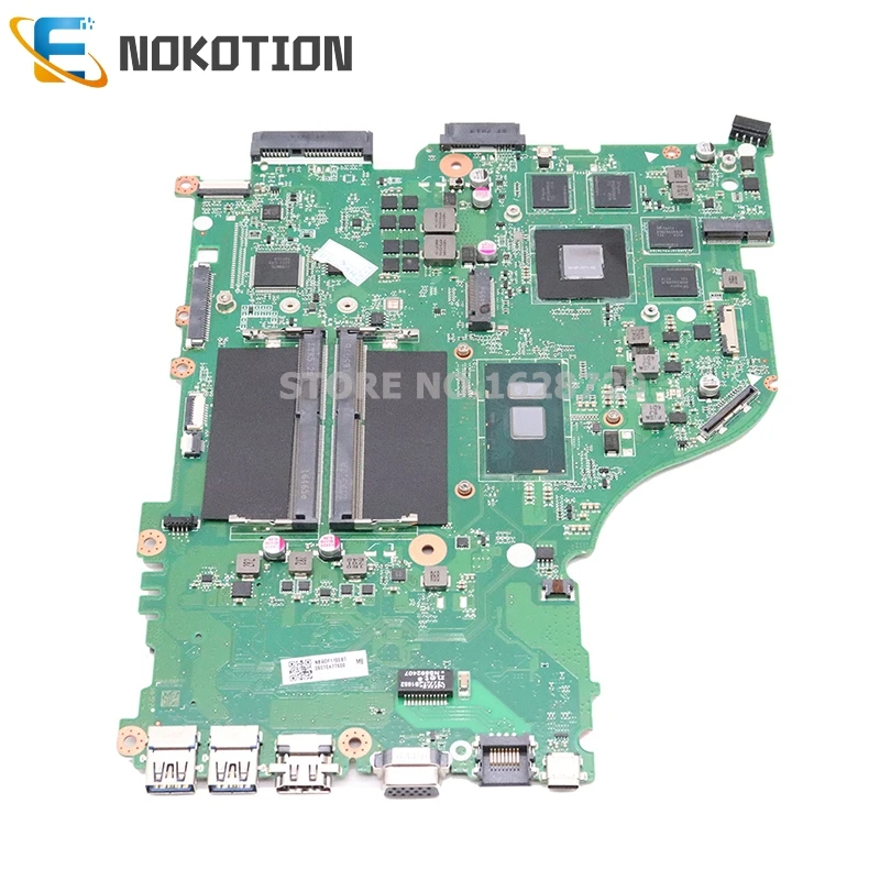 NOKOTION DAZAAMB16E0 NBGDF1100B NB. GDF11.00B для acer aspire E5-575 E5-575G Материнская плата ноутбука SR2ZU I5-7200U Процессор GTX950M DDR4
