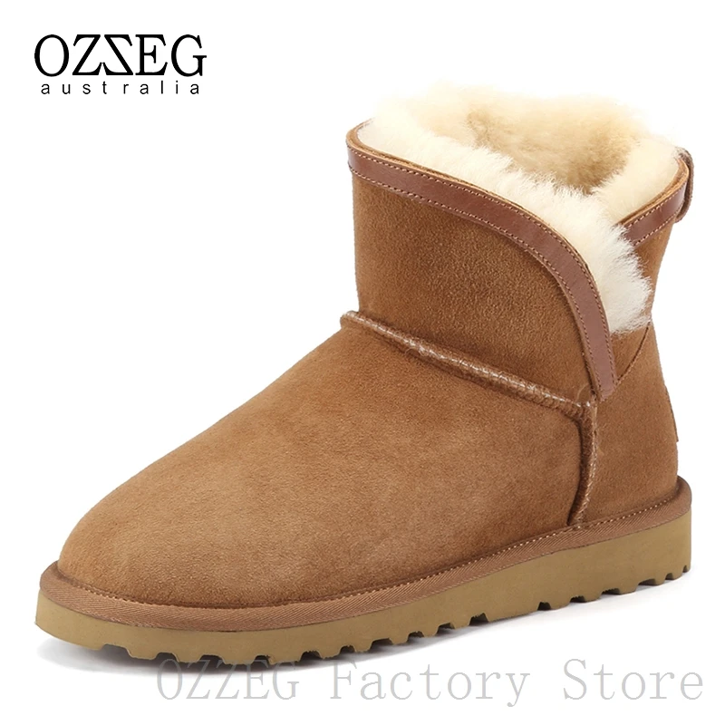 OZZEG Роскошные брендовые классические зимние ботинки австралийские женские из