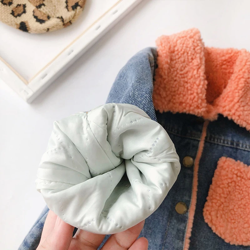WeLaken/новые бархатные детские пальто и куртки одежда для малышей Модная куртка с длинными рукавами для девочек, пальто для маленьких девочек