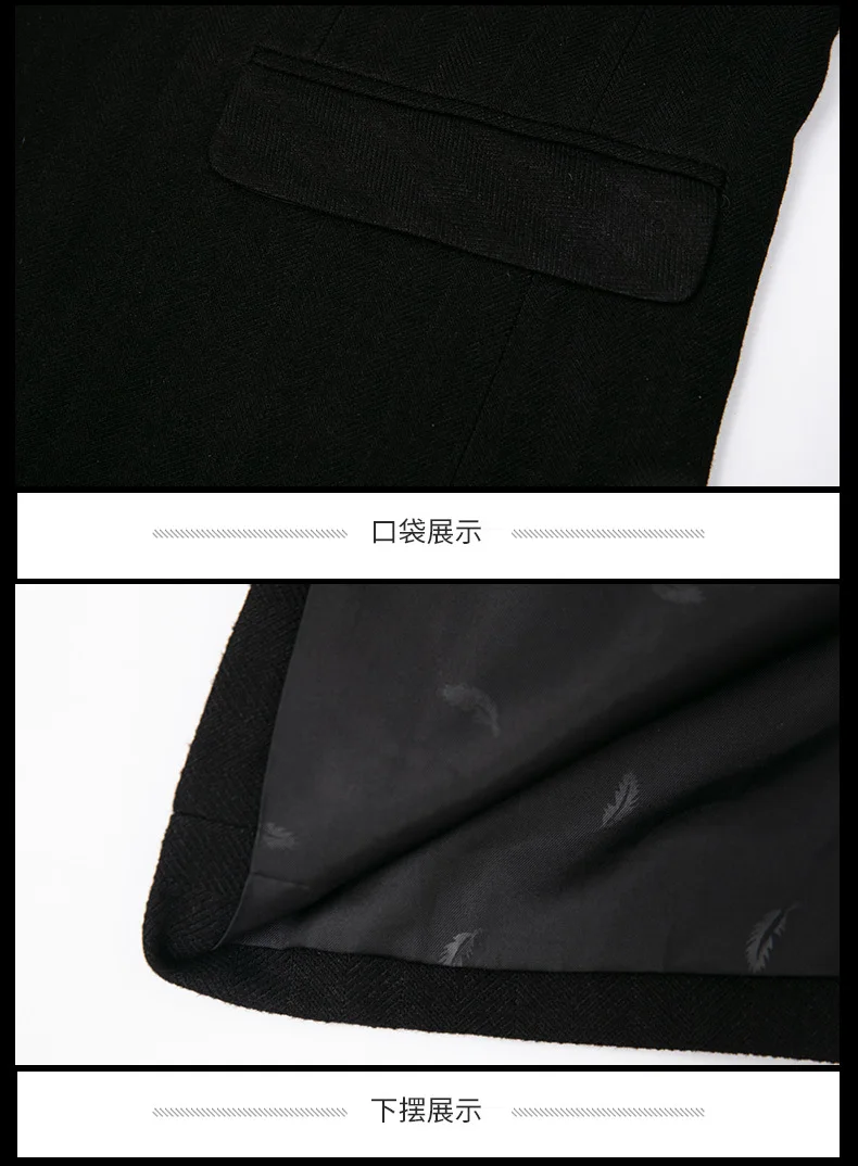 8XL 7XL New Slim Fit Casual jacket Cotton Men Blazer Jacket Single Button Mens Suit Jacket Autumn Patchwork Coat Male Suite