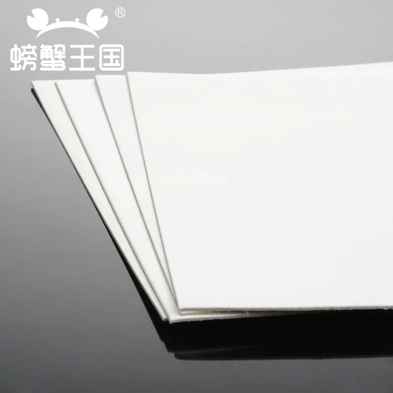 

Crab Kingdom DIY Architecture Sand Table Landscape Model Material White with Gray Background Card Paper Cardboard 1mm Thick 10