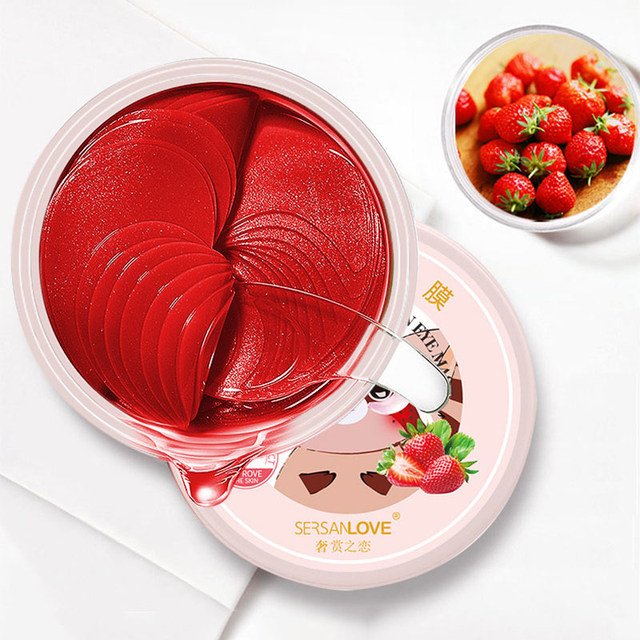 Anti Wrinkle Anti Aging Eye Mask Golden Snail Liquid Caviar Extract Crystal Collagen Dark Circles Acne Beauty Patch TSLM1