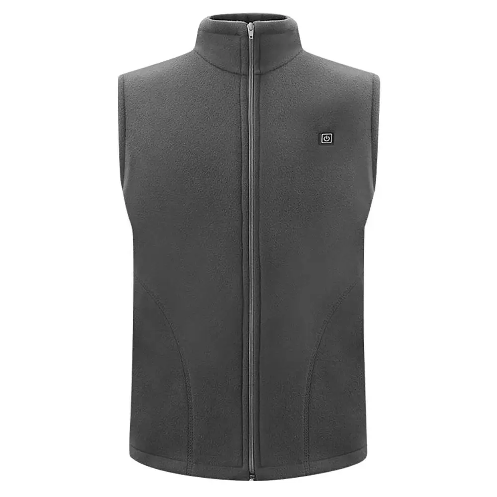 Electric USB Heated Vest Jacket Coat Warm Up Heating Pad Cloth Body