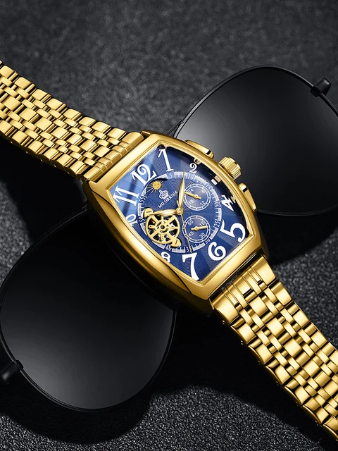 Orologio Uomo In Acciaio Inox Con Movimento Al Quarzo - Impermeabile 30m, Luminoso, Design Moderno - Foto 9