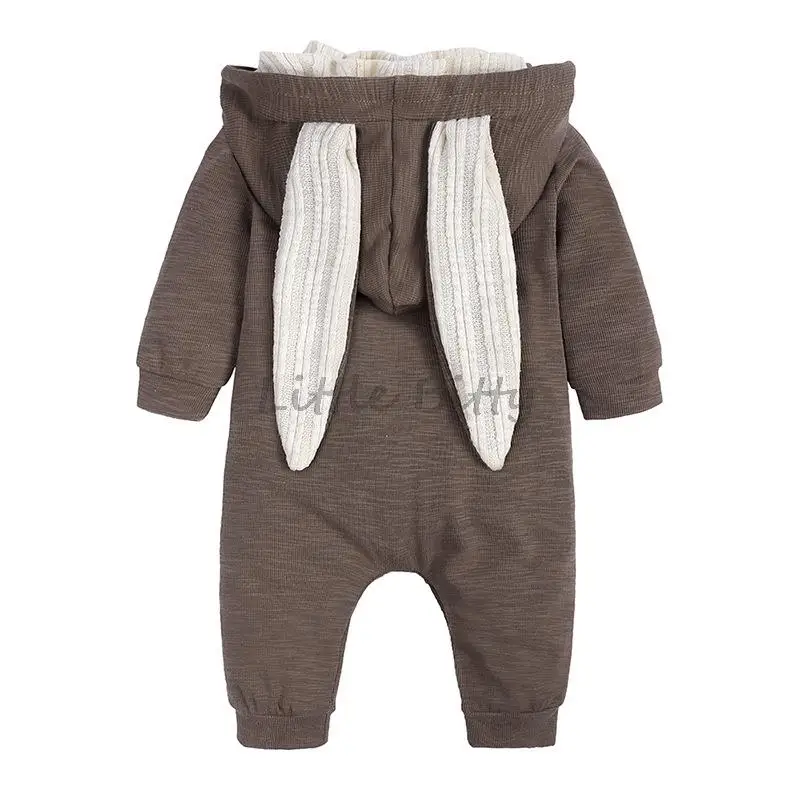 Baby Bodysuits made from viscose  New Hooded Baby Rompers Rabbit Ear For Babies Boys Girls Clothes Romper Newborn Jumpsuit Infant Costume Baby Outfits Clothing cool baby bodysuits	