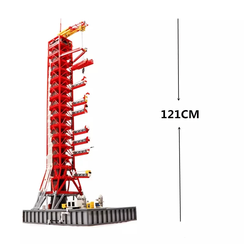 В наличии M10003 космическая Серия Apollo Saturn V Launch Umbilical Tower Technic строительные блоки
