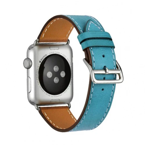 Кожаный ремешок для Apple watch 4 band 44 мм 40 мм iWatch band 38 мм 42 мм Натуральная кожа один походный Браслет Apple watch 3 2 1 42 - Цвет ремешка: 12