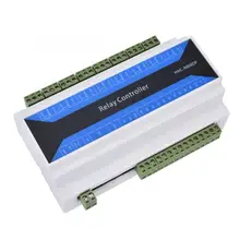 8 channe ip rede relé dispositivo de controle remoto ethernet para rs485 modbus tcp módulo de relé bistable