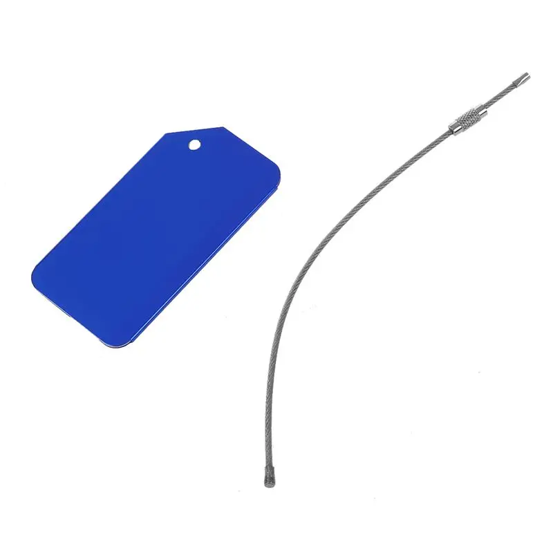 4 шт Алюминиевый металлический багаж для путешествий, багажные адресные ярлыки для чемоданов, держатель этикеток