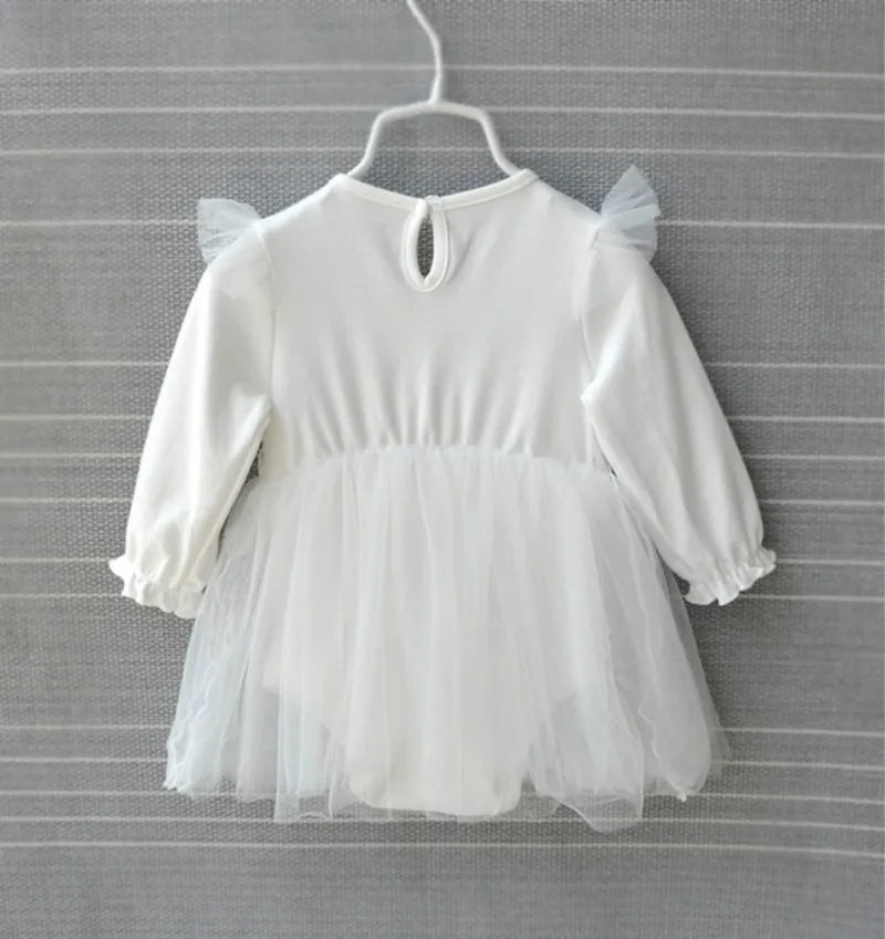 Платье для новорожденных девочек для крещения, г. Белое хлопковое кружевное свадебное платье для маленьких девочек одежда для маленьких принцесс крестильное платье