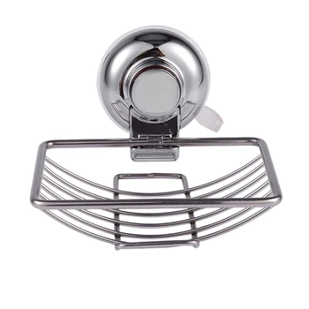 

Promotion! Stainless Steel Soap Dishes Suction Cup Hook Holder Soap Bath