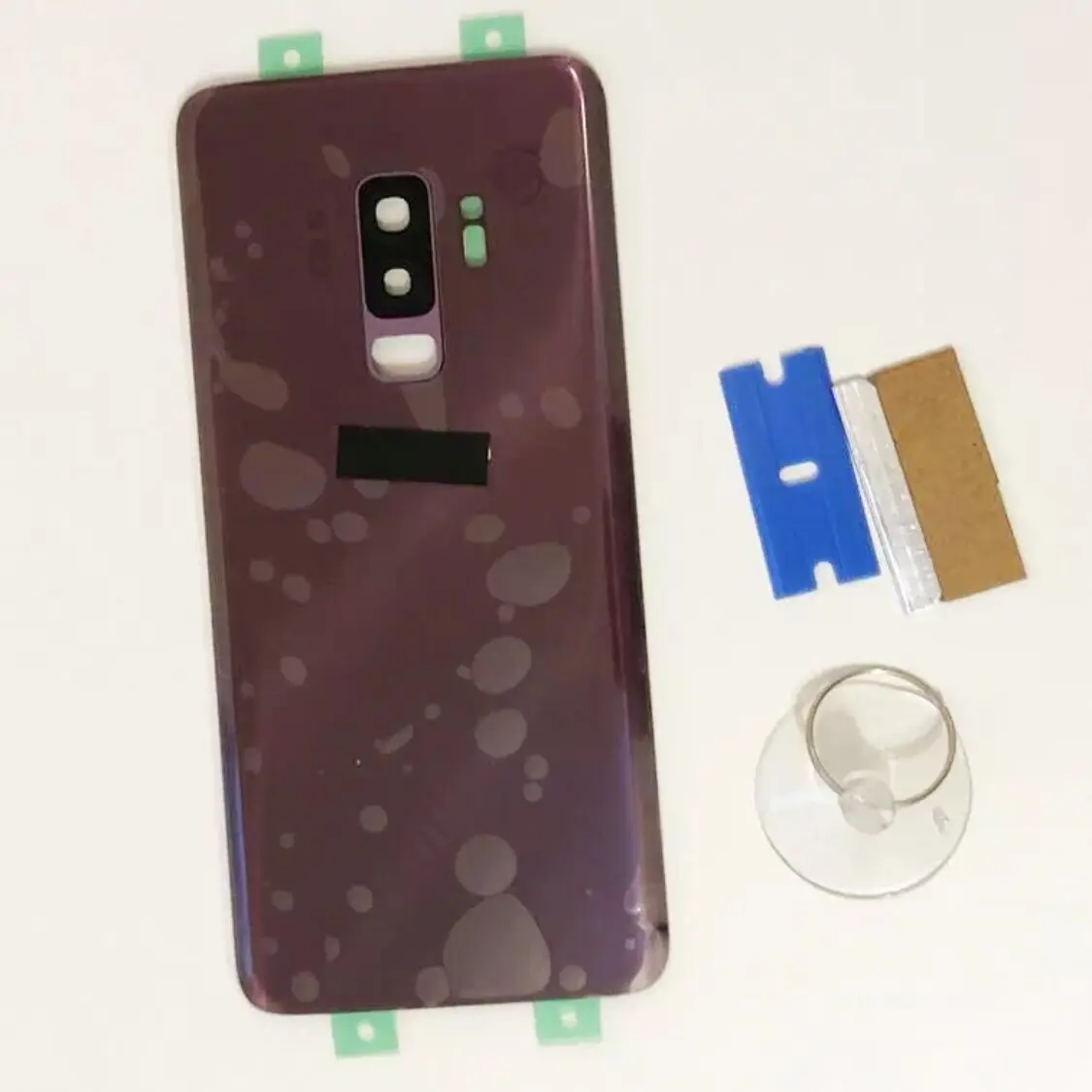 Чехол для задней батареи S9 для samsung Galaxy S9 Plus S9+ G965 G965F G965FD S9 G960 G960F G960FD задний стеклянный чехол+ Инструменты