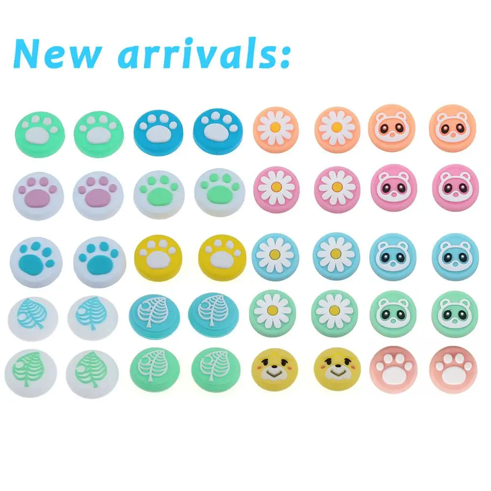 JCD Joystick Cover Thumb Stick Grip Cap Skin For Nintend Switch NS Joy-Con Controller Pokeball JoyCon Gamepad Thumbstick Case