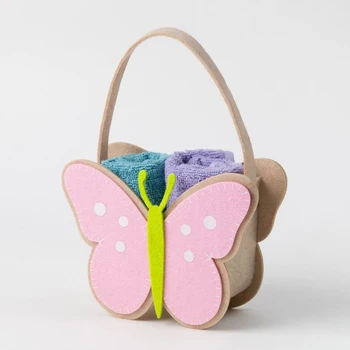 

Set of towels in baskets. "Butterfly" 30x30 cm-2 pieces, 100% cotton, 360 g / m2 4608344