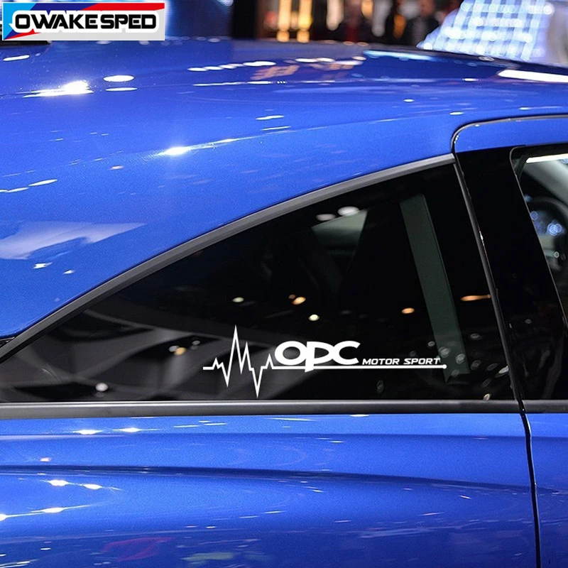 2pcs 23cm Car Reflective Vinyl Decal Side Window Sticker For Opel OPC Astra Insignia Corsa Vectra Mokka Vivaro Adam Accessories (2)