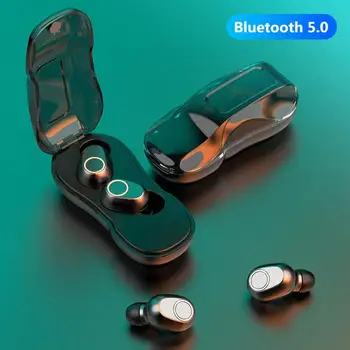 

TWS Portable Bluetooth 5.0 Wireless Stereo Sport Earphones for iOS/Android Phone