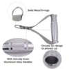 Fitness Heavy Duty Metal Gym Handles Cable Machine Attachment Resistance Band Pull Down Aluminum Alloy Grip Workout Accessories 3