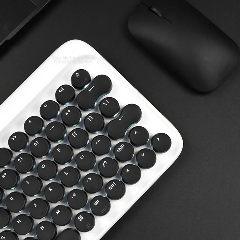 Xiaomi Mijia LOFREE Bluetooth Беспроводная механическая клавиатура 79 клавишная клавиатура мышь 2,4G/Bluetooth двухрежимный Многофункциональный